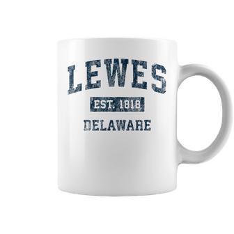 Lewes Delaware Deintage-Sportdesign Marineblau-Druck Tassen - Geschenkecke