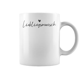 Lieblingsmensch Liebling Beziehungalentinstag Love Tassen - Geschenkecke