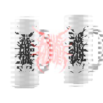 Live Laugh Love Death Metal Pink Coffee Mug - Thegiftio UK