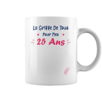 Livre D'or 25 Ans Anniversaire Fille 25 Ans À Signer Tasse - Cadeauxyz