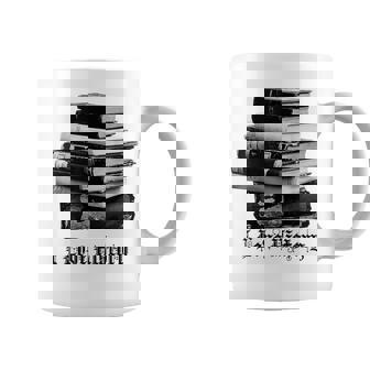 I Love History Pila De Libros Y Letras Negras Taza de café - Regaloses
