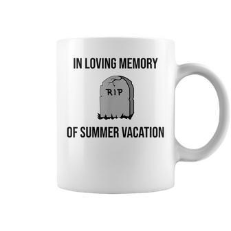 In Loving Memory Of Summer Vacation Back To School Coffee Mug - Monsterry CA