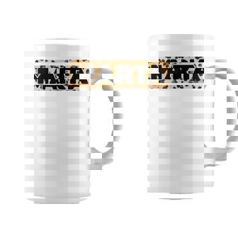 Marta Leopardo Print Personalizado Nombre Marta Sin Mangas Taza de café - Regaloses