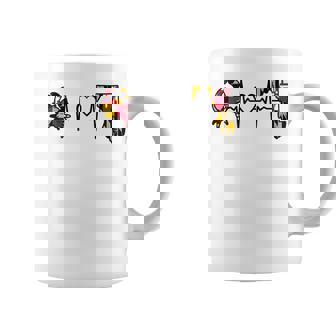 Maryland Flag Maryland Crab State Flag Heartbeat Coffee Mug - Thegiftio