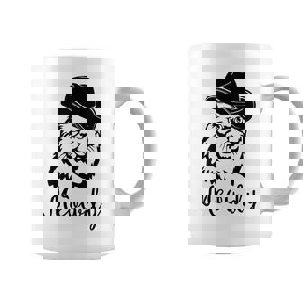 Meowdy Persian Cat Lover Vintage Meow Howdy Kitten Graphic Print Coffee Mug - Monsterry