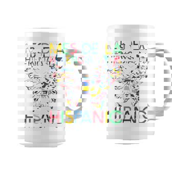 Mes De La Herencia Hispana Butterfly Latinx Countries Flag Coffee Mug - Monsterry