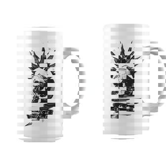 Misfit Skull Skull Coffee Mug - Monsterry