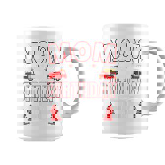 Mom Of The Birthday Boy Fire Truck Firefighter Bday Party Coffee Mug - Thegiftio UK