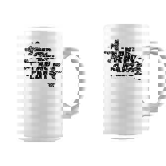 Mrs Fancy Plants With Flowers Graphic Print Coffee Mug - Monsterry