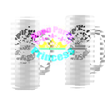 Neon Party Princess Crown Shirt For Neon Birthday Party Graphic Print Coffee Mug - Monsterry