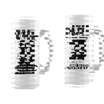 Nivel 33 Desbloqueado 33 Aniversario De Boda 33 Años Taza de café - Regaloses
