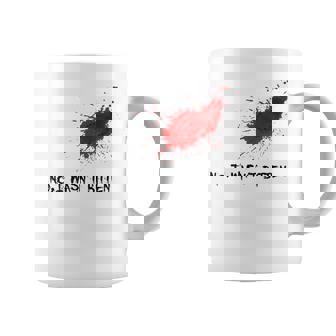 No I Wasn't Bitten Vampire Zombie Bite Halloween Costume Tee Graphic Print Coffee Mug - Monsterry