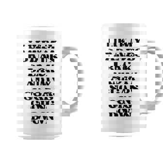 I Like My Parades Black & My Sugars Going Down Emo Coffee Mug - Thegiftio UK
