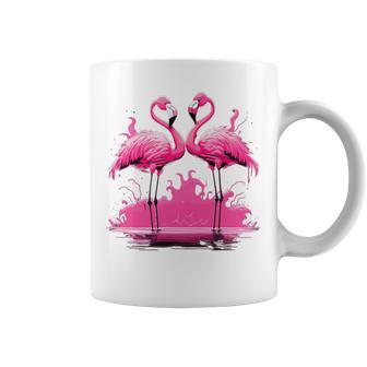 Pink Flamingo Summer Vibes For Women Coffee Mug - Monsterry