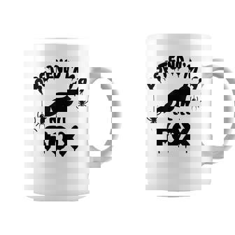 Pretend I'm A Fox Spooky Cute Simple Quick Coffee Mug - Thegiftio UK