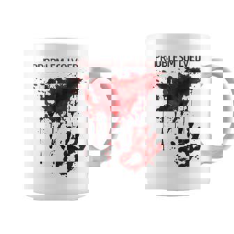Problem Solved Bloody Blood Stained Horror Zombie Coffee Mug - Thegiftio UK