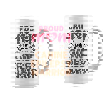 Proud Mom Of a Canine Epilepsy Warrior Dog Seizure Tank Top Graphic Print Coffee Mug - Monsterry