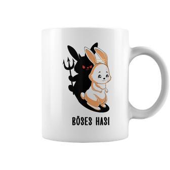 Rabbit Angel Rabbit Devil Angel Devil Evil Hasi Tassen - Geschenkecke