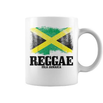 Reggae Isla Jamaica Jamaica Flag Rastafari Rastaintage Gray Tassen - Geschenkecke