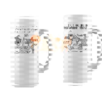 There's Some Horrors In This House Ghost Halloween Coffee Mug - Seseable