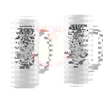 Retro Cute Ghost Halloween Ghouls Just Wanna Have Fun Disco Coffee Mug - Thegiftio UK