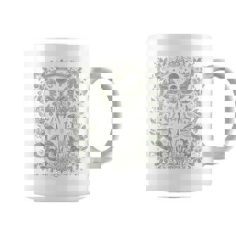 Therian Grunge Fairycore Aesthetic Skeleton Fairy Moth Coffee Mug - Thegiftio UK