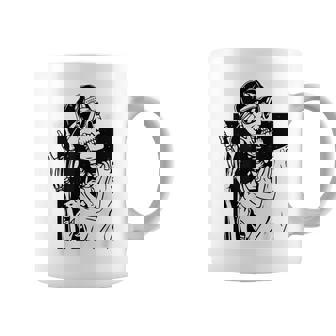 Rock Skeleton Hand Halloween Costume Rocker Music Coffee Mug | Seseable UK