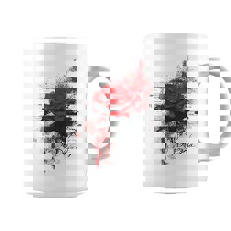 Rosa Pintura Texto Arte Flor Abstracto Gráfico Rosa Taza de café - Regaloses
