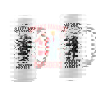 Santa's Favorite President Christmas Trump Xmas Pajama Coffee Mug | Mazezy