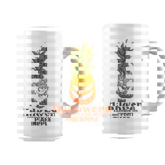Scary Halloween Pineapple Pumpkin Fun Costume Coffee Mug - Thegiftio UK