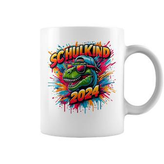 Schulkind 2024 T Rex Dino School Tassen - Geschenkecke