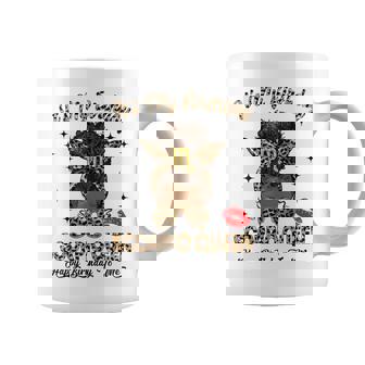 Scorpio Queen Messy Bun It's My Birthday Black Woman Coffee Mug - Thegiftio UK