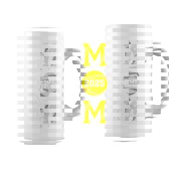 Senior Mom 2025 Softball Mommy Class Of 2025 Graduation Coffee Mug | Seseable UK