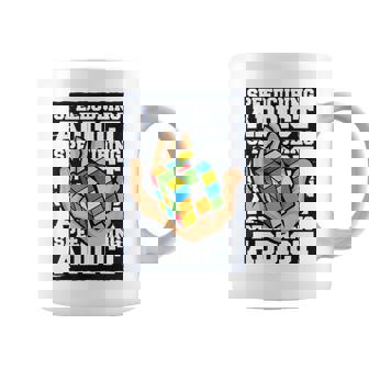 Speedcubing Addict Speedcubing Cubing Cuber Speed Cuber Graphic Print Coffee Mug - Monsterry