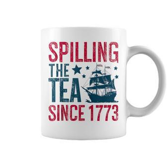 Spilling The Tea Since 1773 History Teacher 4Th July Coffee Mug - Monsterry AU