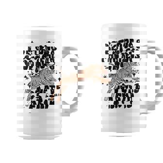 Be Strong Courageous Tiger Do Not Be Afraid Coffee Mug - Thegiftio UK