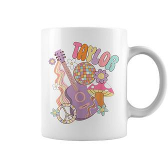 Taylor Personalized Name I Love Taylor Groovy 80'S Coffee Mug - Monsterry AU