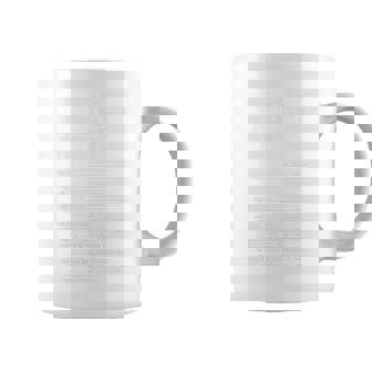 Thanksgiving Christmas Candied Yams Nutritional Facts Coffee Mug - Monsterry