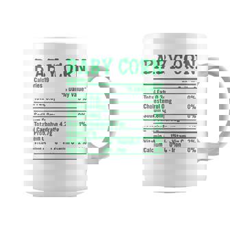 Thanksgiving Christmas Food Facts Baby Corn Nutrition Graphic Print Coffee Mug - Monsterry