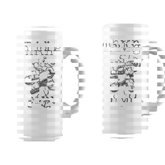 Thinking Of You Voodoo Doll Halloween 2024 Coffee Mug | Mazezy
