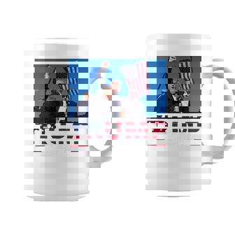 Trump 2024 On The Back 45 47 Flag Trump Coffee Mug - Monsterry