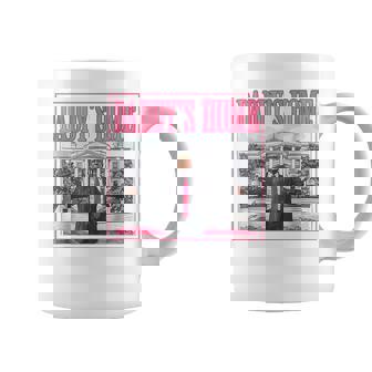 Trump Hands Wide In Front Of White Daddy's Home House Pink Coffee Mug - Seseable