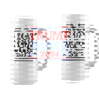 Trump Vance 2024 Flag Patriotic Usa Stars Stripes Trump Coffee Mug | Mazezy