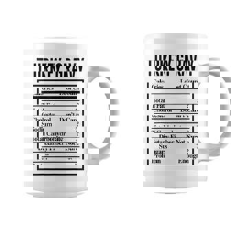 Turkey Gravy Ingredient Food List Thanksgiving Christmas Coffee Mug - Monsterry