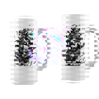 Unicorn Rock & Roll Guitar Rockin Music Guitarist Girl Women Coffee Mug - Monsterry