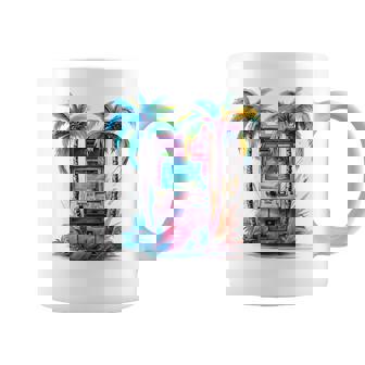 Vaporwave Esthétique 80S 90S Arcade Game Machine Palmier Tasse - Cadeauxyz