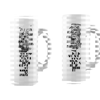 Velvet Hippo Mum Pitbull Dog Owner American Bully Pitbull Coffee Mug - Thegiftio