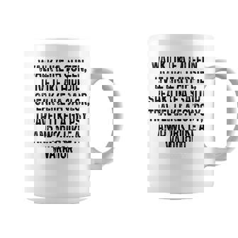 Walk Like A Queen Love Like A Hippie Speak Like A Sailor Coffee Mug - Monsterry