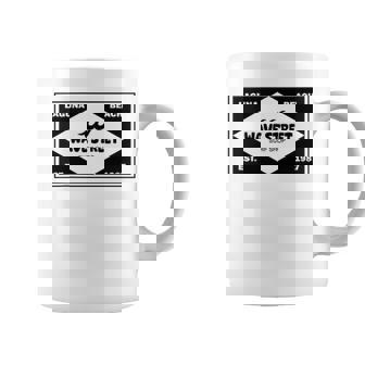 Wave Street Diamond Rectangle Surf Shop Graphic Coffee Mug - Monsterry