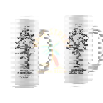 Wave Street Surf Shop Surfboard Logo Coffee Mug | Mazezy